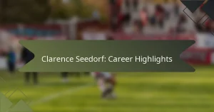 Clarence Seedorf: Career Highlights