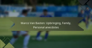 Marco Van Basten: Upbringing, Family, Personal anecdotes